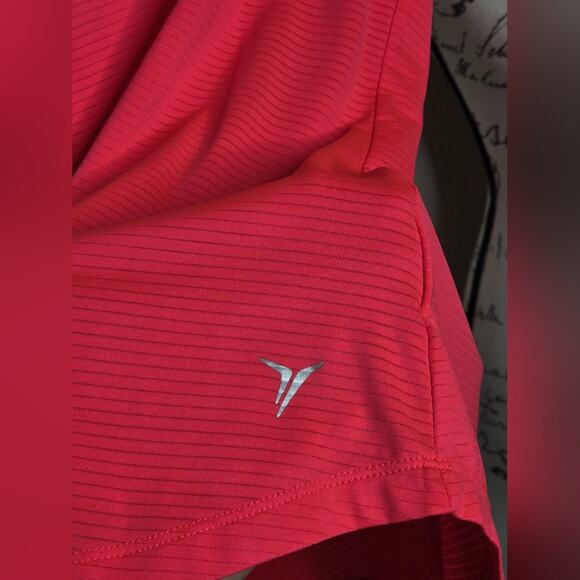 ACTIVE by Old Navy Neon Pink Ribbed Racerback Tank Top - Picture 4 of 7